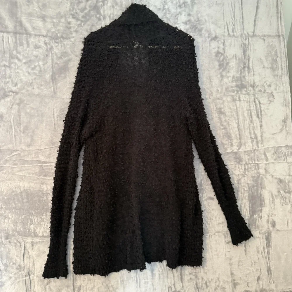 Anthropologie Akemi + Kin Cardigan Sweater Black‎ Boho Size XS Lounge Casual